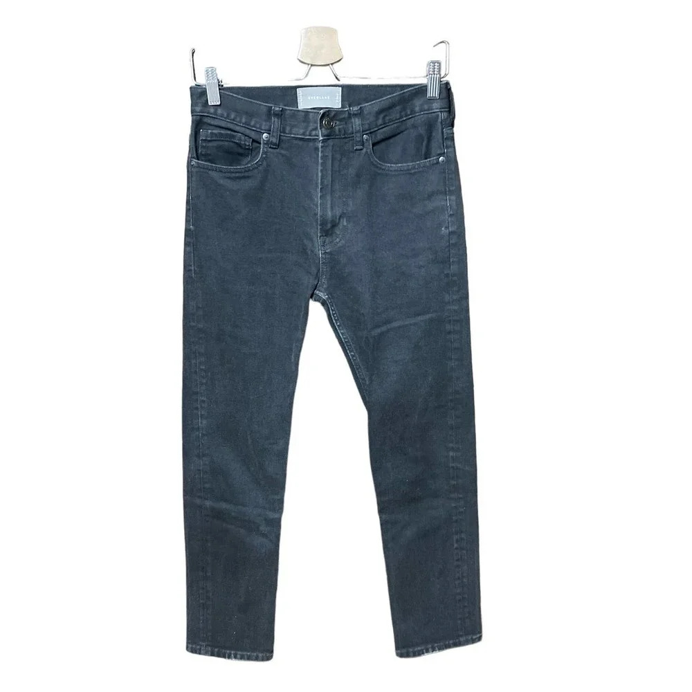 Everlane The Boyfriend Jeans in Black Denim Size 25 Regular